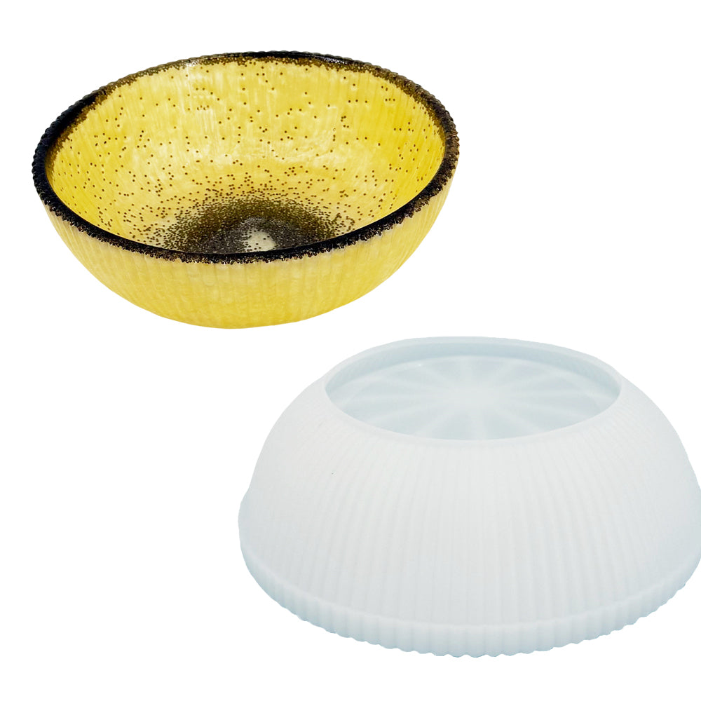 Reslin Silicone Mold Small Striped Bowl 20.3 x 6.9 cm