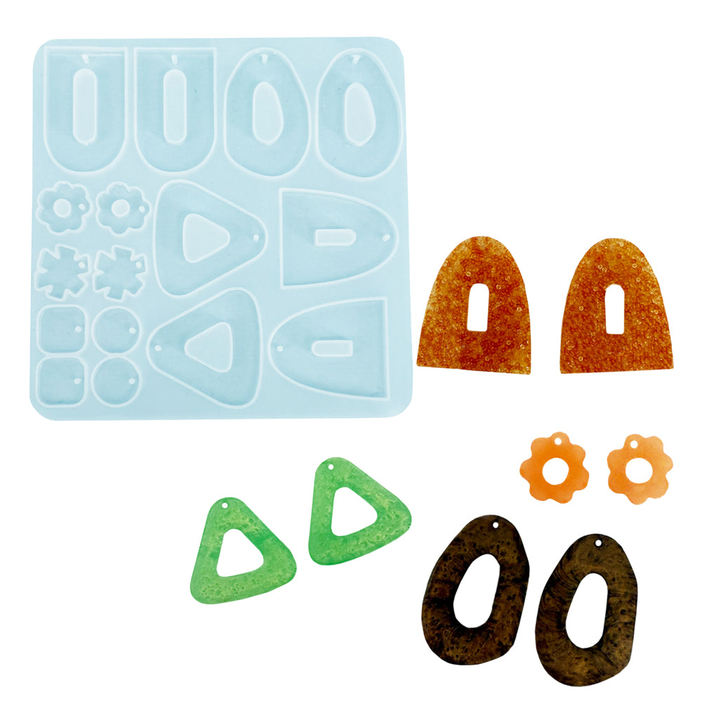 Reslin Siliconen Mal Oorbellen 34,2 x 21,1 x 1,5 cm