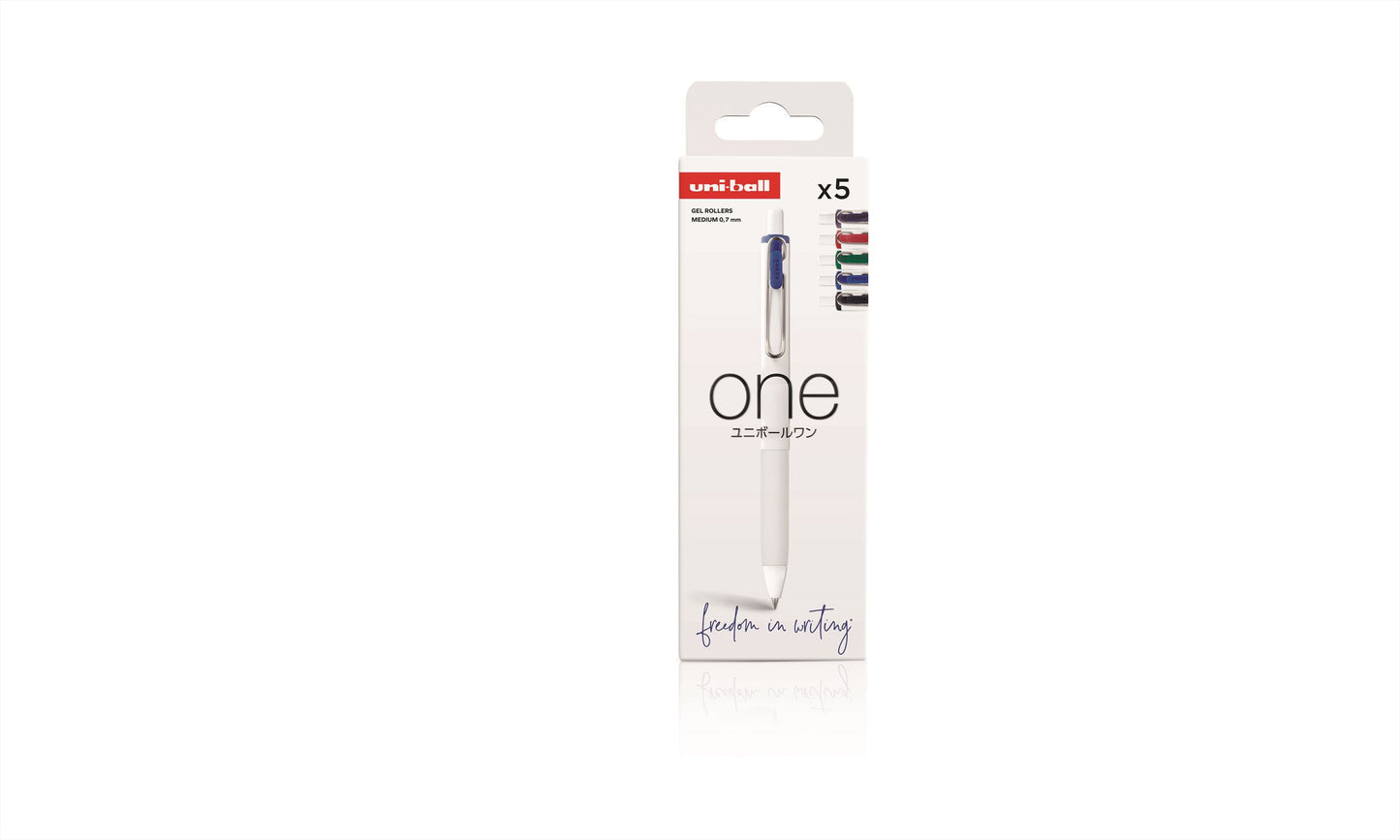 Uni One Pen 0.7 mm Classic Set 5 Pieces