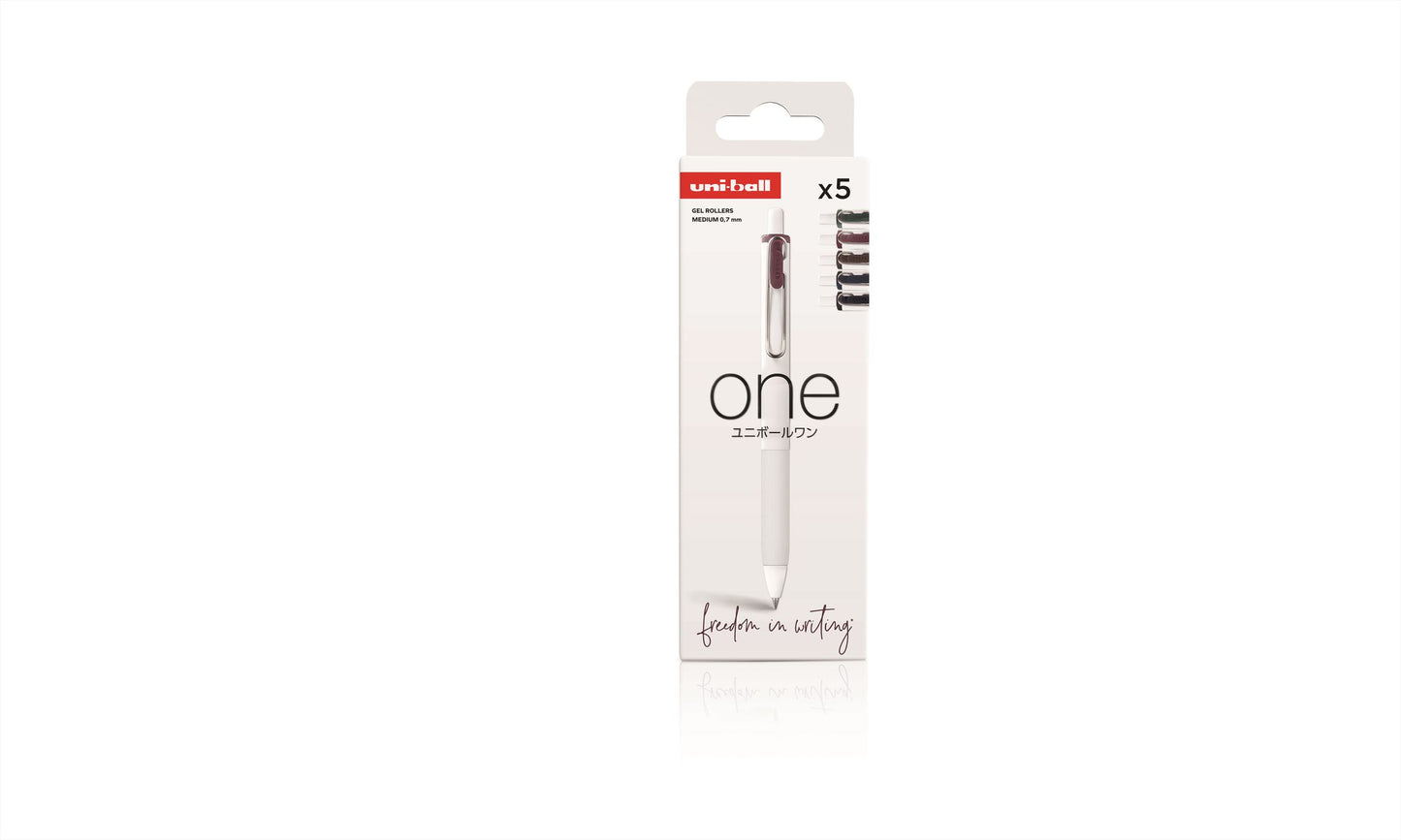 Uni One Pen 0,7 mm Set Organic 5 Stück