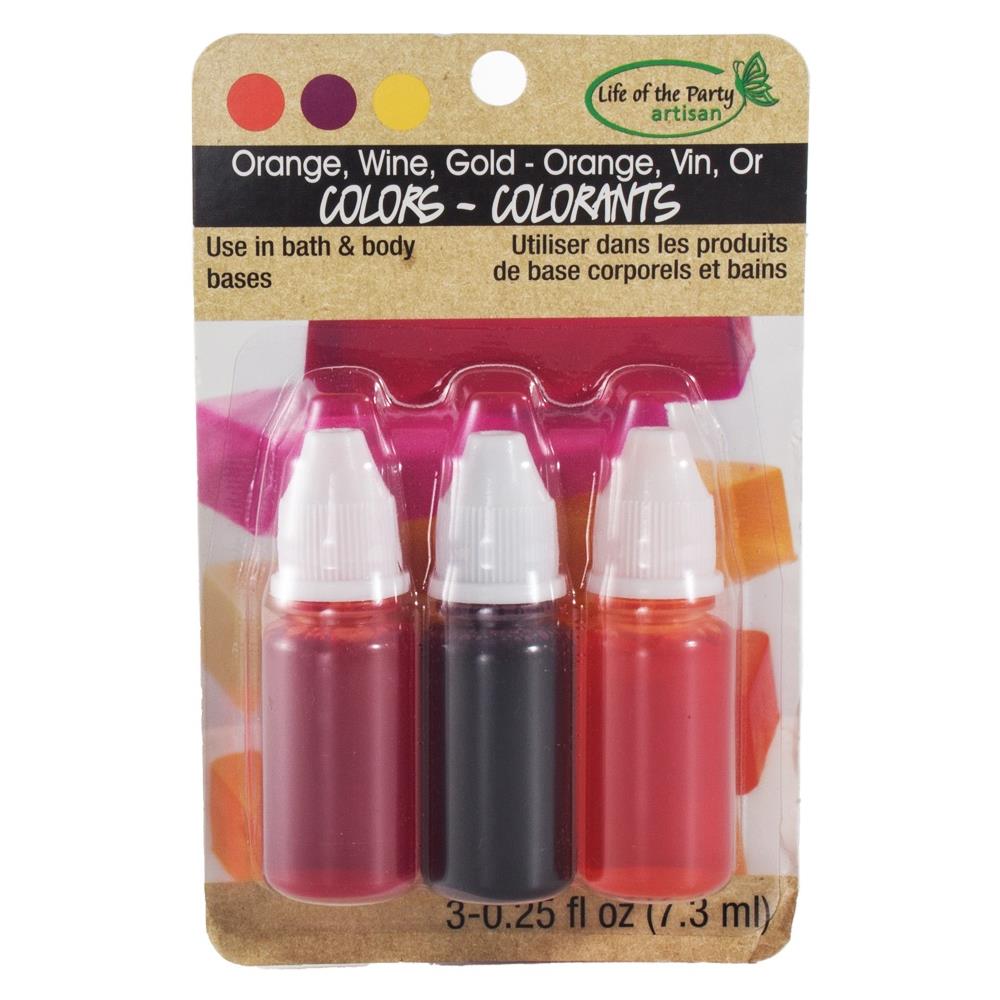 Life of the Party Zeepkleurstof Set 3x9 ml Warm