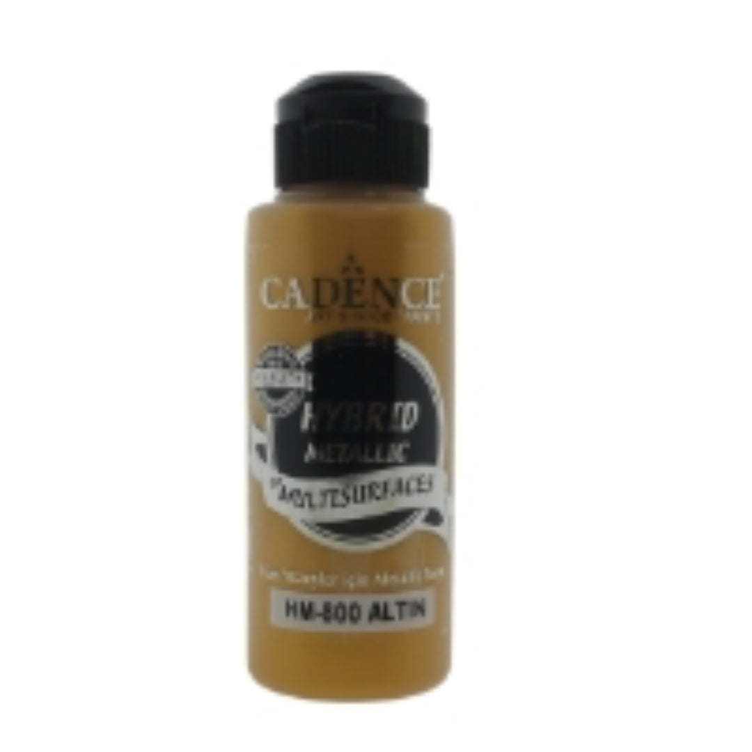 Cadence Hybrid Metallic Acrylfarbe 120 ml Gold