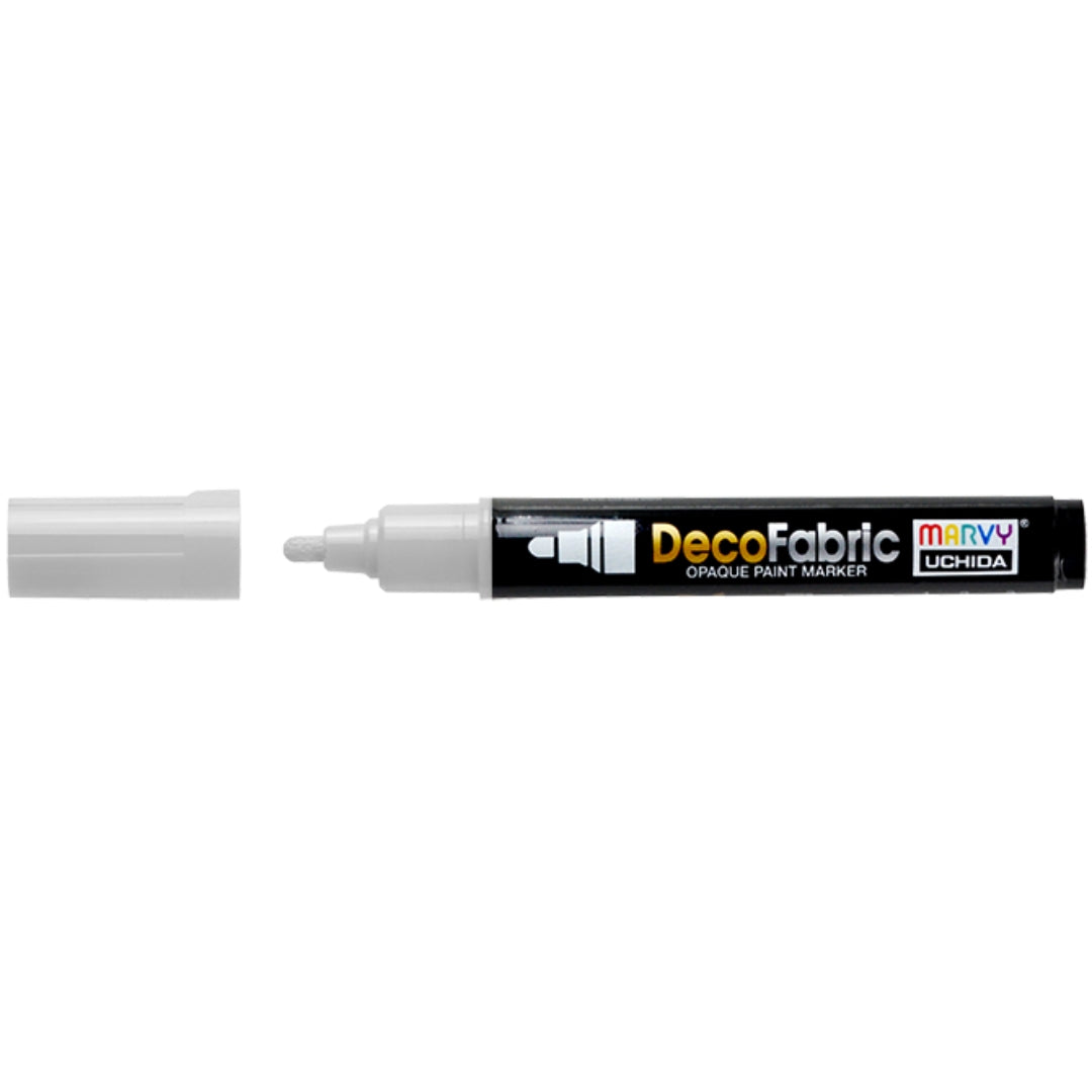 Marvy Uchida Textiel Verfmarker Bold Parelmoer Wit