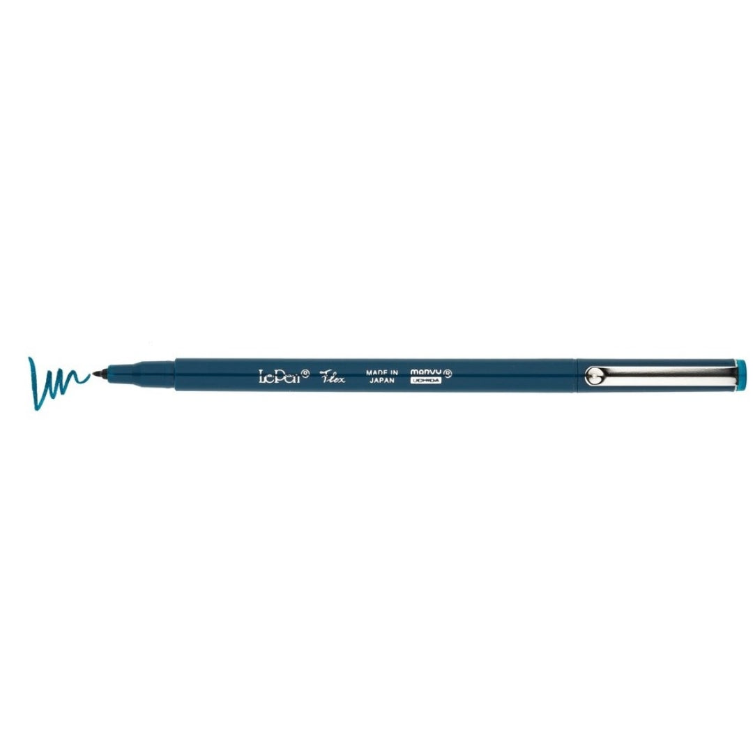 Marvy Uchida Le Pen Flex Donker Turquoise