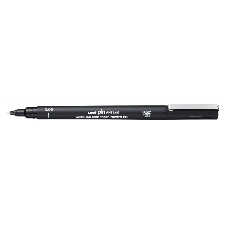 Uni Pin Fineliner Black 0.03 mm