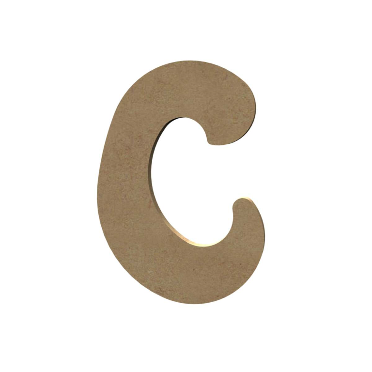 Gomille MDF Letter C 15 cm