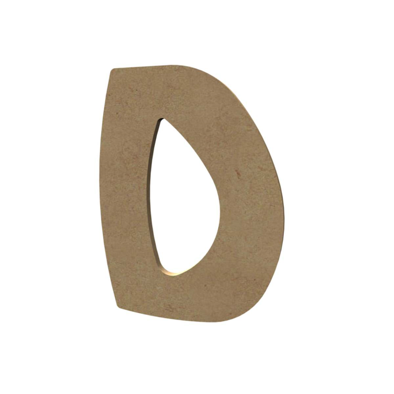 Gomille MDF-Buchstabe D 15 cm