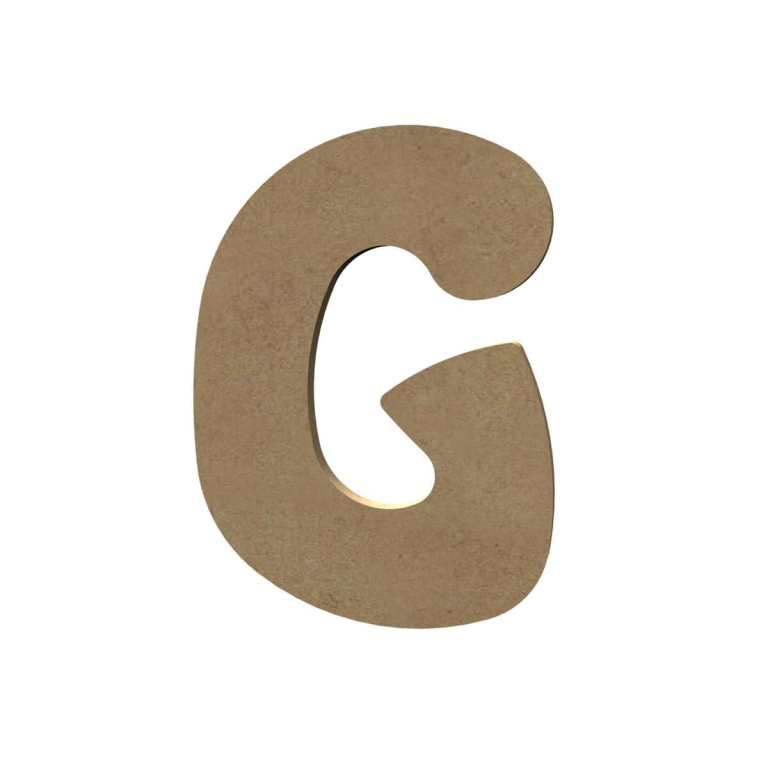 Gomille MDF Letter G 15 cm