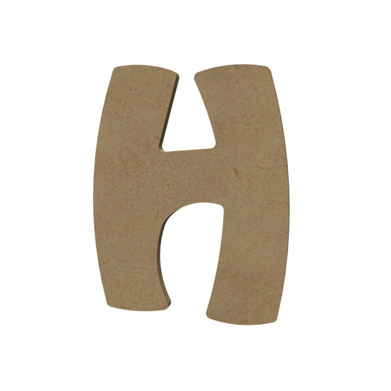 Gomille MDF Buchstabe H 15 cm