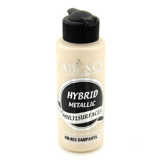 Cadence Hybrid Metallic Acrylverf 120 ml Champagne