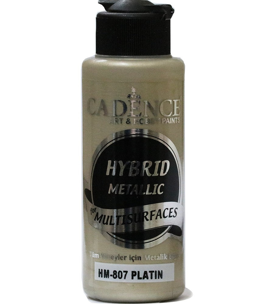 Cadence Hybrid Metallic Acrylfarbe 120 ml Platin