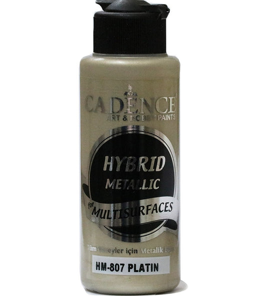 Cadence Hybrid Metallic Acrylverf 120 ml Platina
