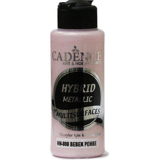 Cadence Hybrid Metallic Acrylverf 120 ml Baby Pink