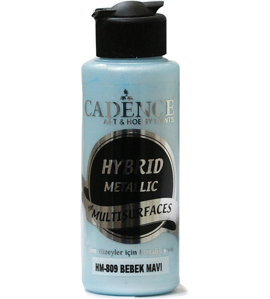 Cadence Hybrid Metallic Acrylfarbe 120 ml Baby Blue