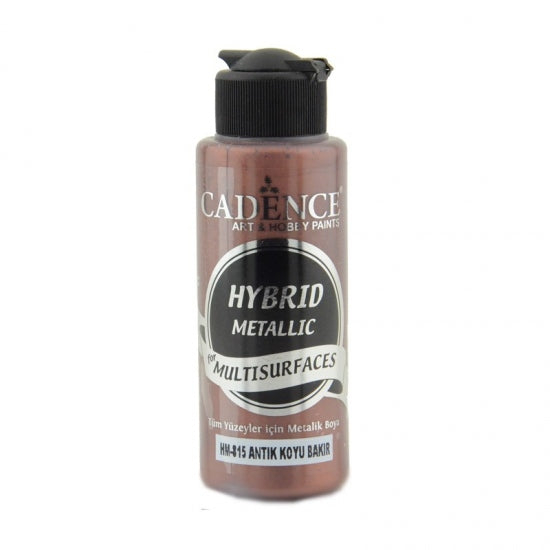 Cadence Hybrid Acrylfarbe Metallic 70 ml Antik Dunkelkupfer