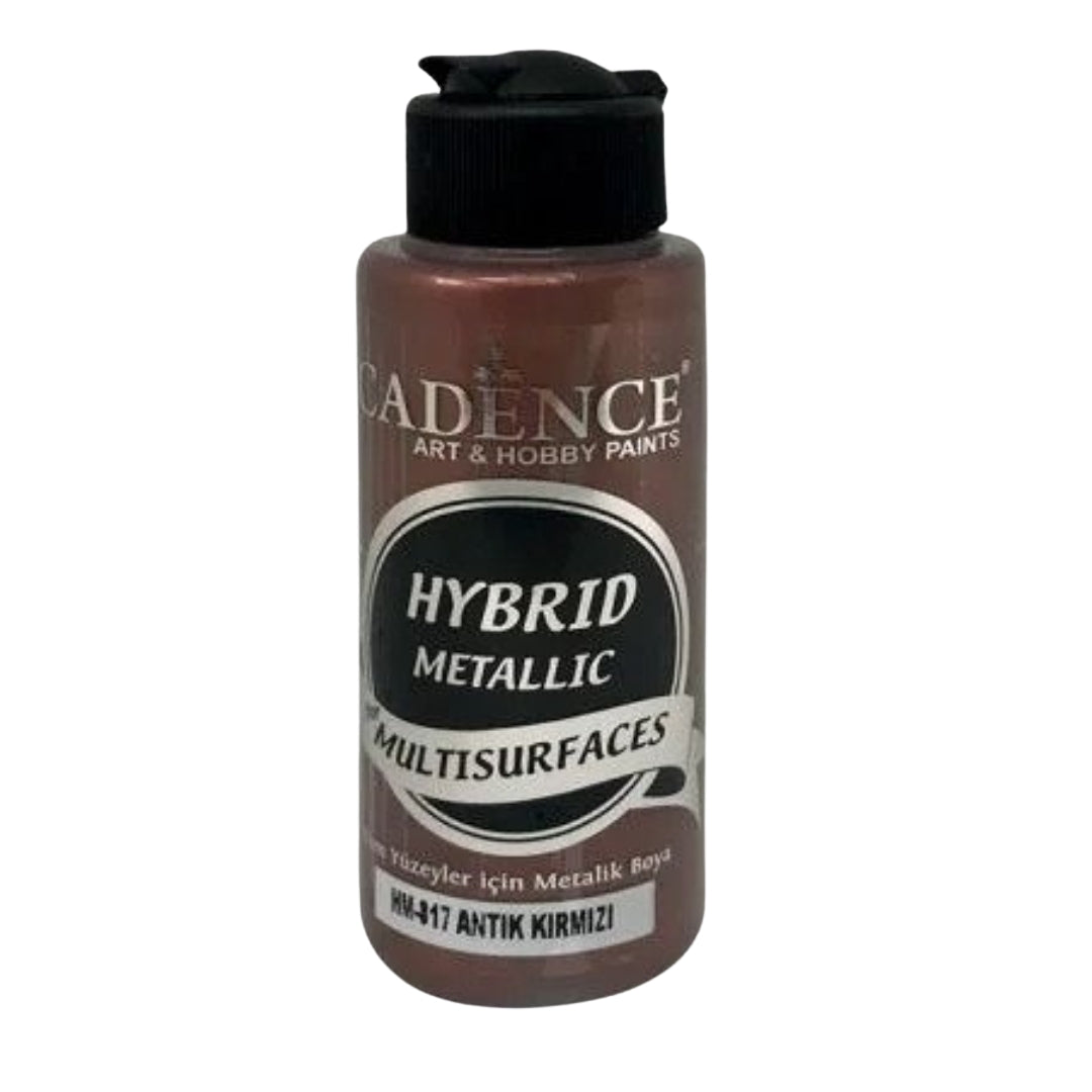 Cadence Hybrid Metallic Acrylfarbe 120 ml Antique Red