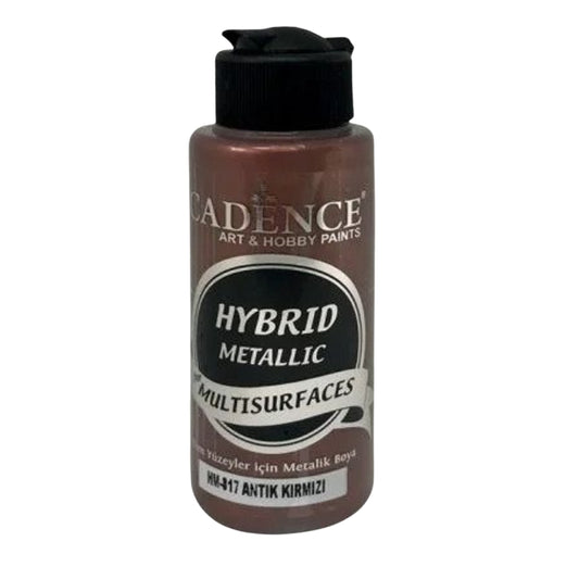 Cadence Hybrid Metallic Acrylverf 120 ml Antique Red