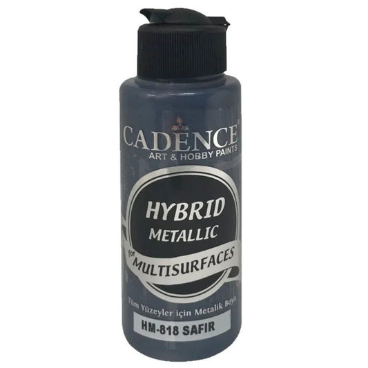 Cadence Hybrid Metallic Acrylverf 120 ml Sapphire