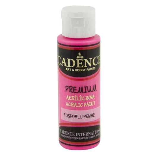 Cadence Premium Acrylverf 70 ml Fluo Pink 0001