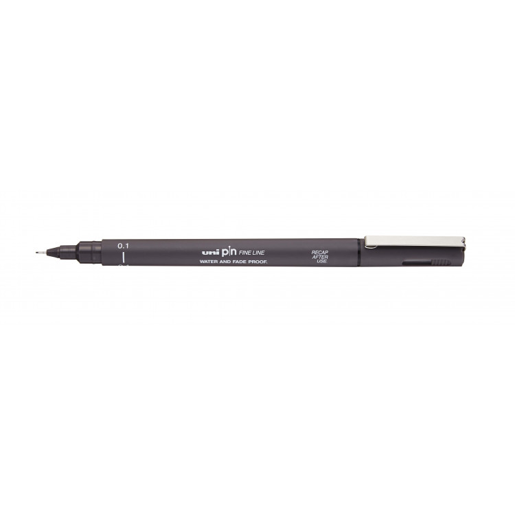 Uni Pin Fineliner Donker Grijs 0,1 mm