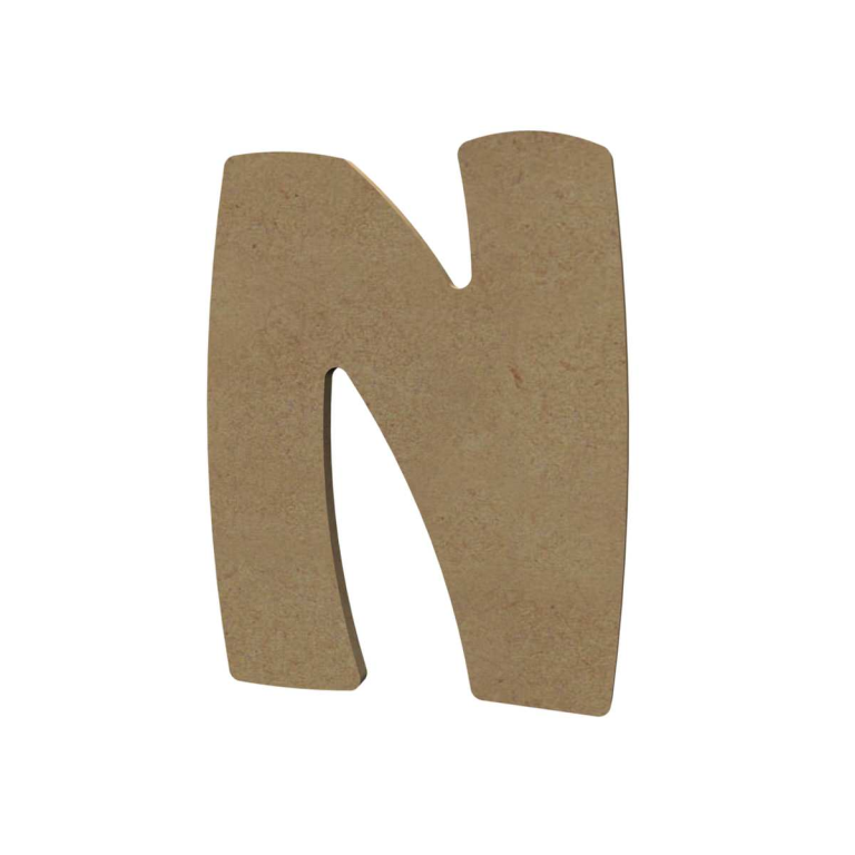 Gomille MDF Buchstabe N 15 cm