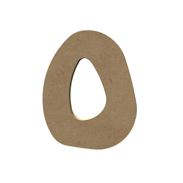 Gomille MDF Buchstabe O 15 cm