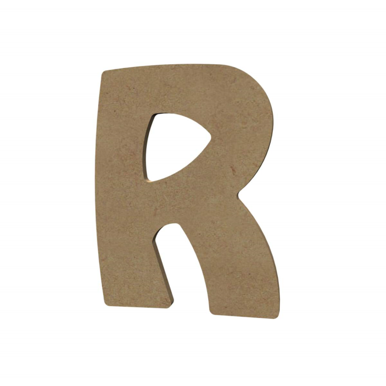 Gomille MDF Letter R 15 cm