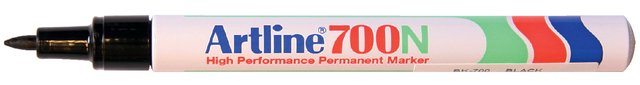 Artline 700 Permanent Marker Conical 0.7mm Black