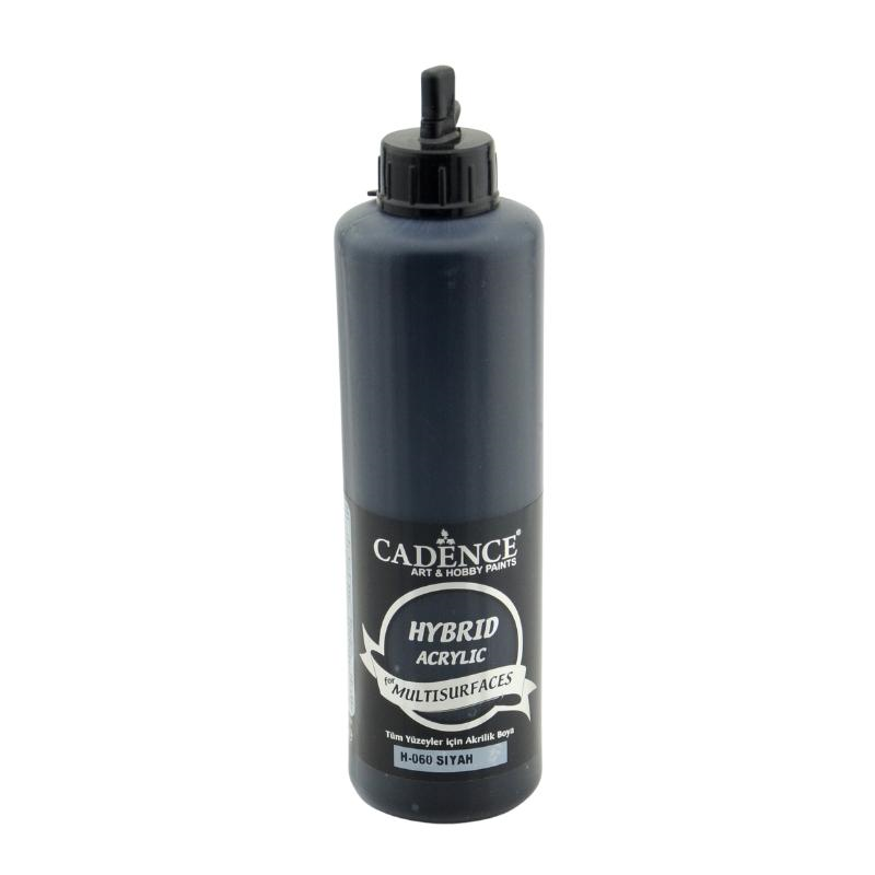 Cadence Hybrid Acrylic Paint 500 ml Black