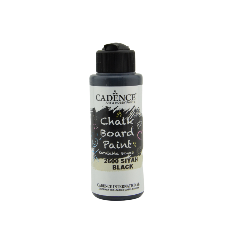 Cadence Kreidetafelfarbe 120 ml Schwarz
