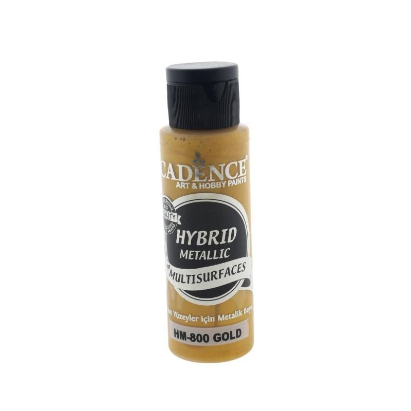 Cadence Hybrid Acrylfarbe Metallic 70 ml Gold