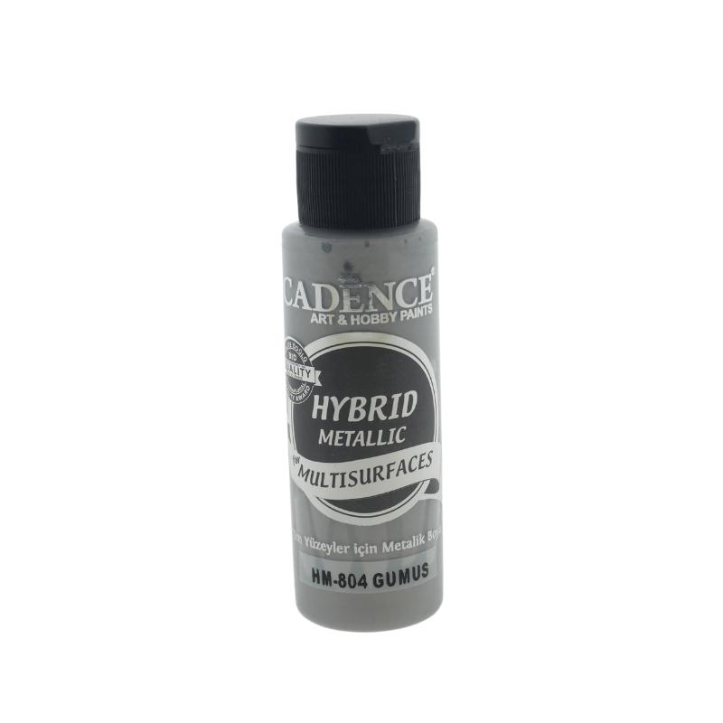 Cadence Hybrid Acrylverf Metallic 70 ml Silver