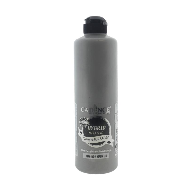 Cadence Hybrid Acrylverf Metallic 500 ml Silver