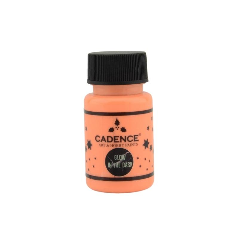 Cadence Glow in the Dark Verf 50 ml Oranje