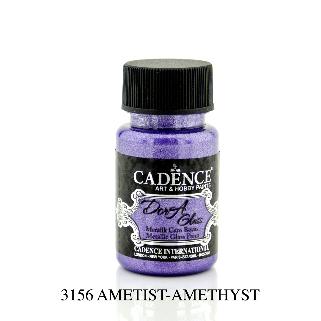 Cadence Dora Metallic Glasfarbe 50 ml Amethyst