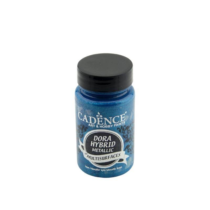 Cadence Dora Hybrid Acrylfarbe Metallic 90 ml Blau