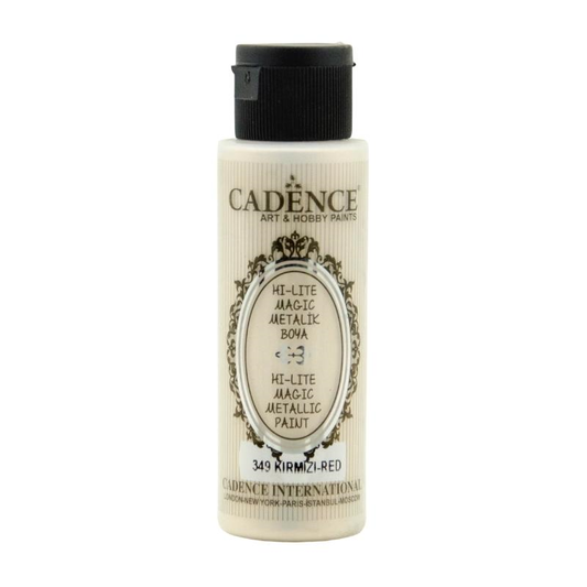 Cadence Hi Lite Acrylic Metallic Paint 70 ml Red