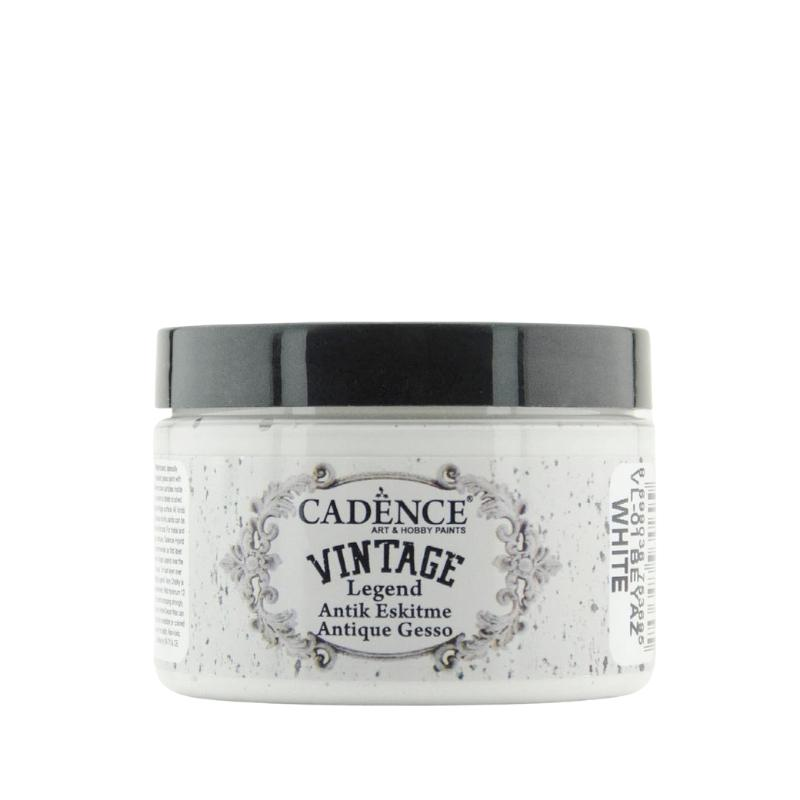 Cadence Vintage Legend Gesso 150 ml Weiß