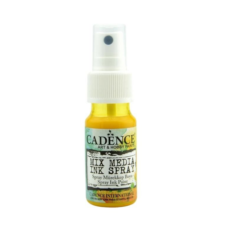 Cadence Mixed Media Inkt Spray 25 ml Geel