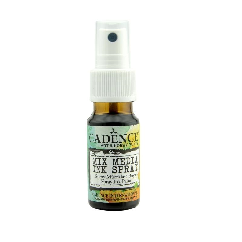 Cadence Mixed Media Ink Spray 25 ml Dark Brown