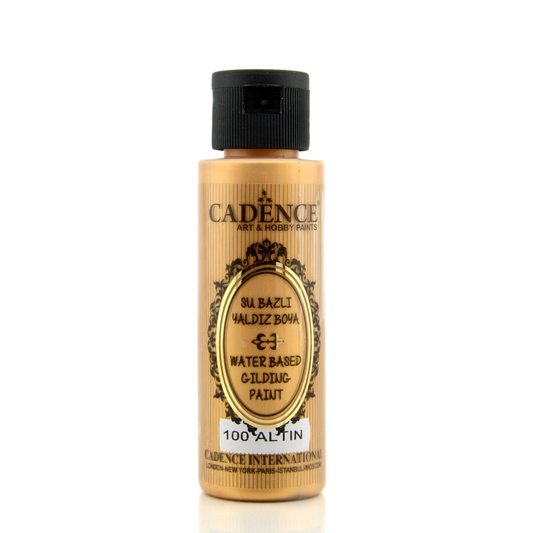 Cadence Gilding Acrylic Metallic Paint 70 ml Gold