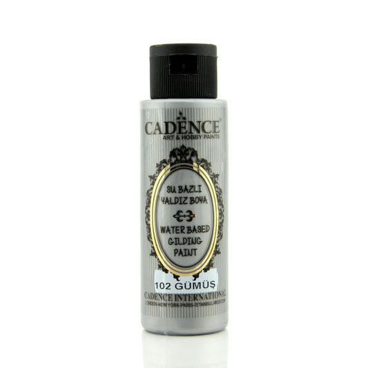 Cadence Gilding Acrylverf Metallic 70 ml Silver