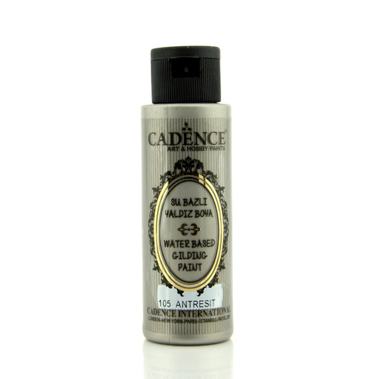 Cadence Gilding Acrylverf Metallic 70 ml Anthracite Silver