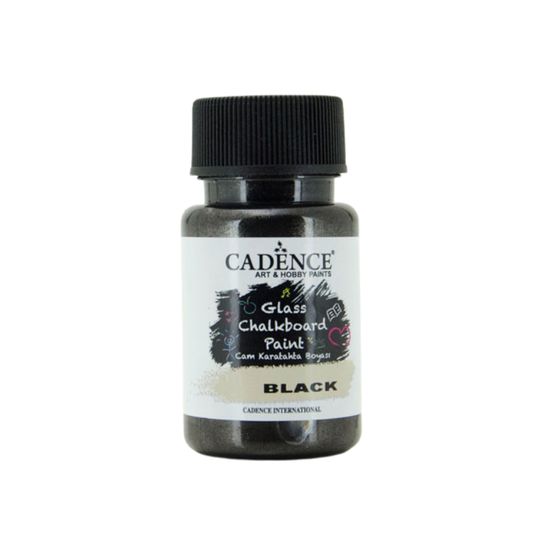Cadence Glass Chalkboard Paint 50 ml Black
