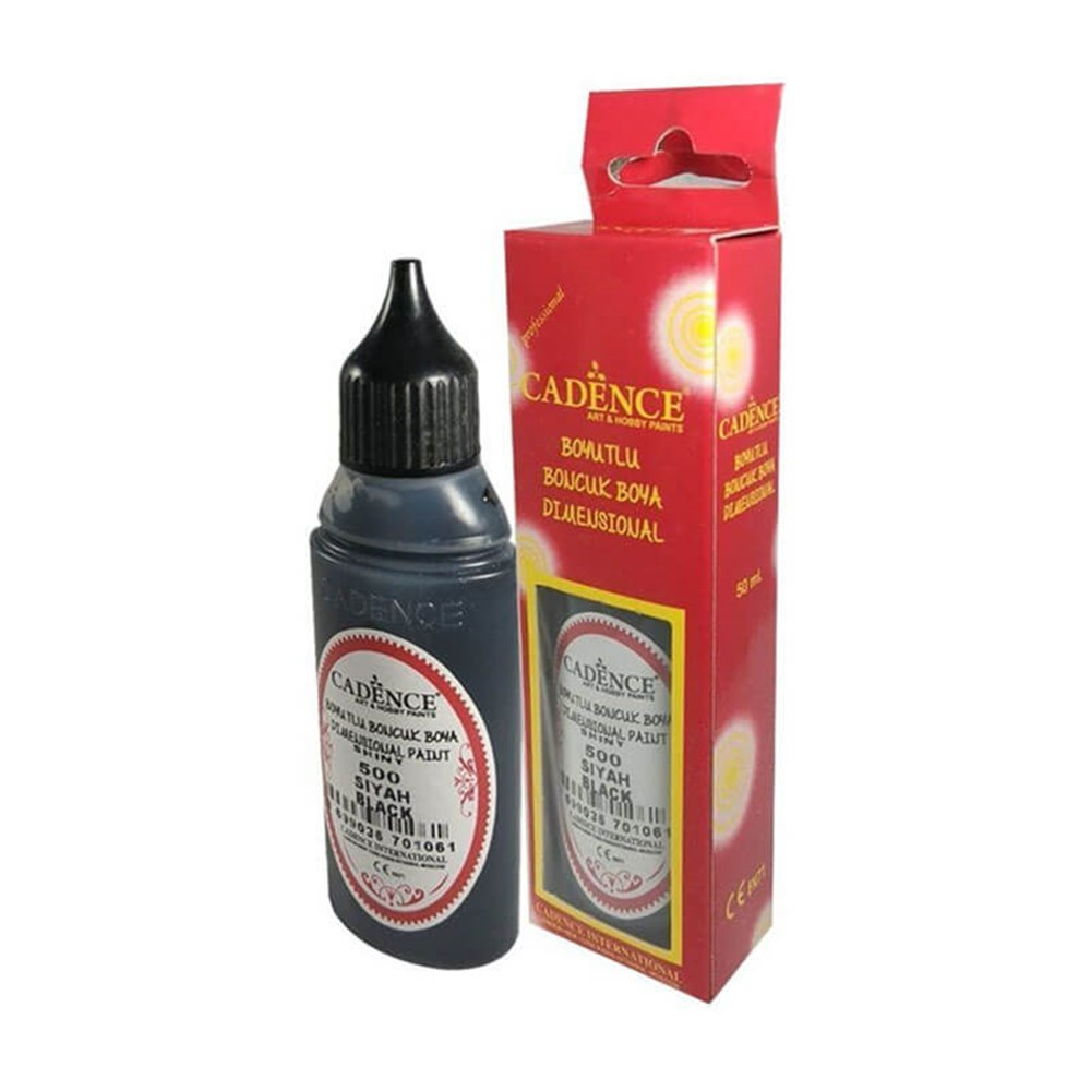 Cadence Dimensional Verf Opaque 50 ml Schwarz