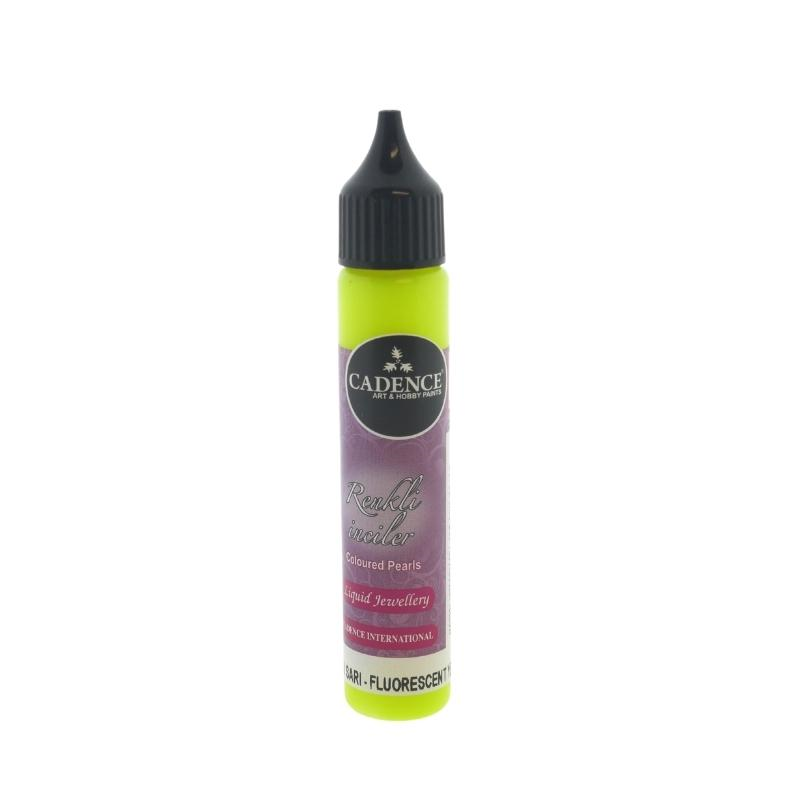 Cadence Colored Pearls 25 ml Neon Gelb
