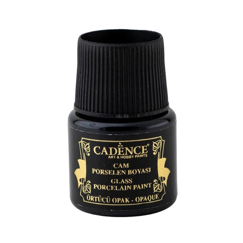 Cadence Glas- en Porseleinverf Opaque 45 ml Zwart
