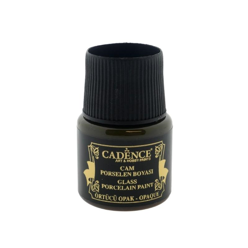 Cadence Glas- und Porzellanfarbe Opaque 45 ml Gebranntes Umbra