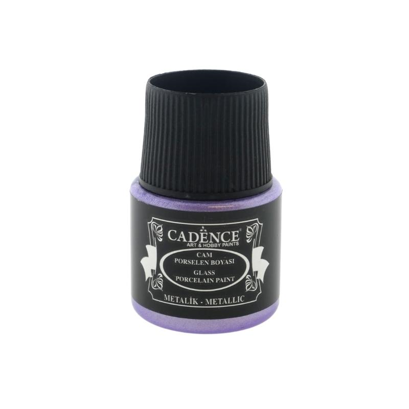 Cadence Glass and Porcelain Paint Metallic 45 ml Lilac