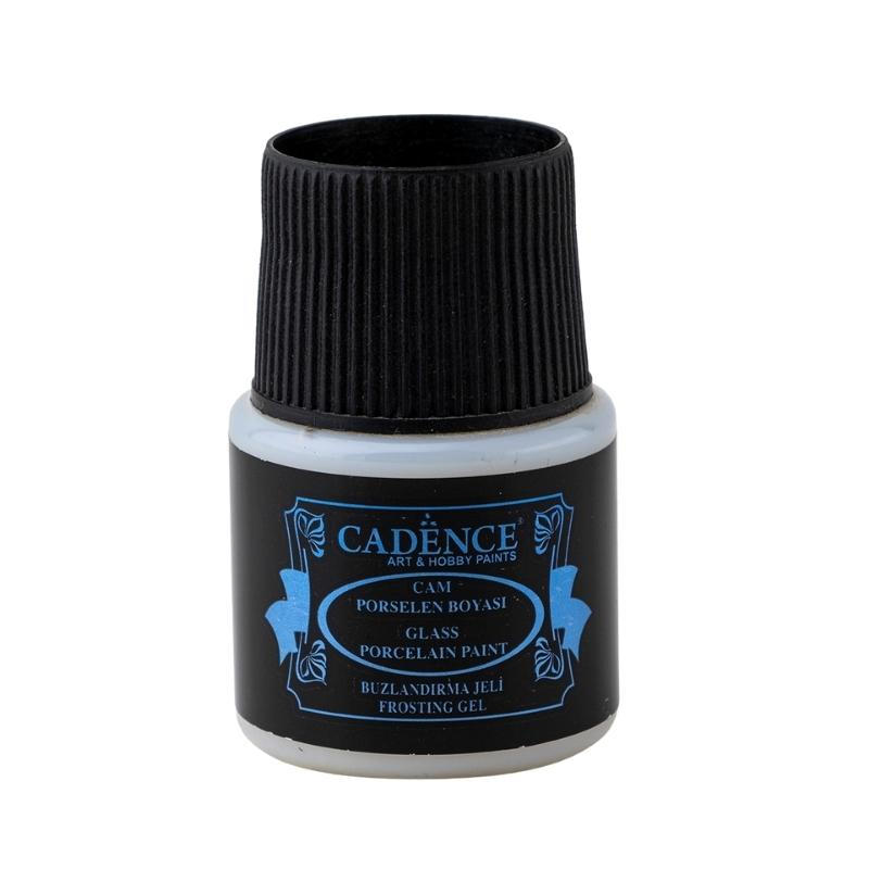 Cadence Glas- und Porzellanfarbe Frosting Gel 45 ml Ice